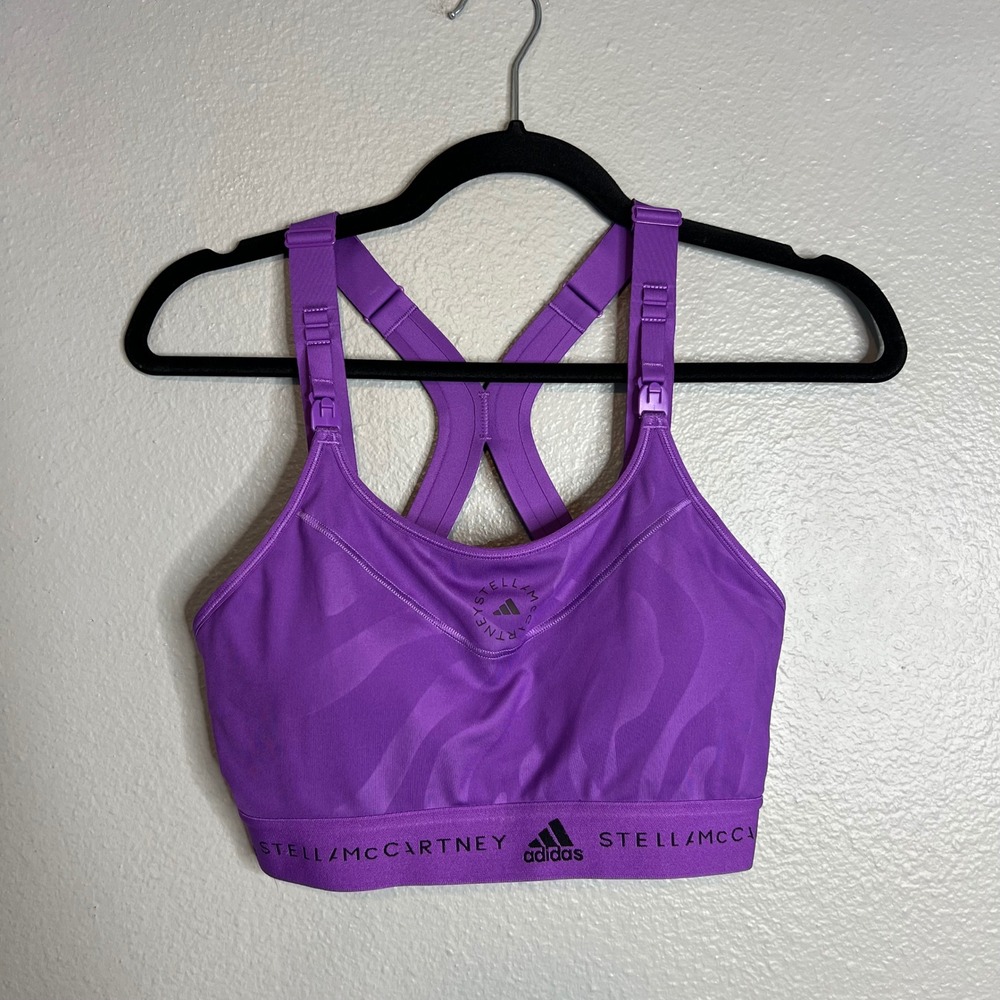 Adidas x Stella McCartney High Support Maternity Nursing Sports Bra Sz 34C